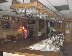 Full working bar with training stations